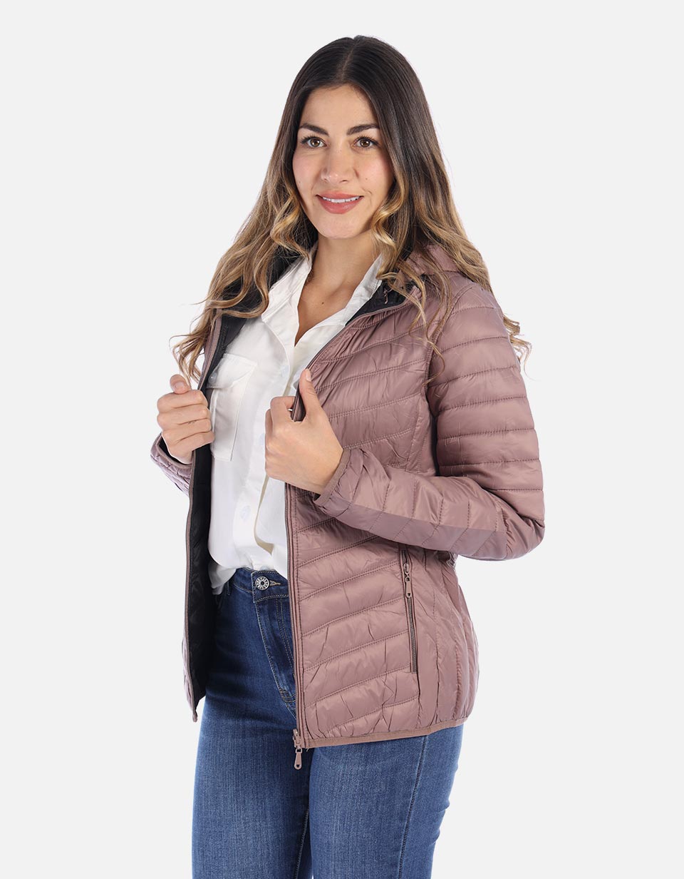 Chaqueta para mujer abullonada