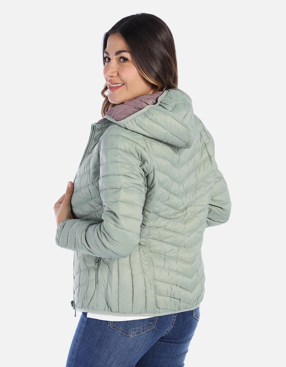 Chaqueta para mujer abullonada