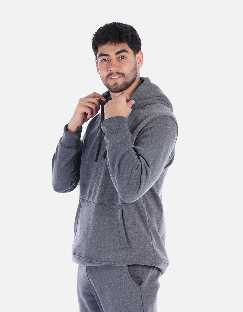 Hoodie para Hombre unicolor con capota