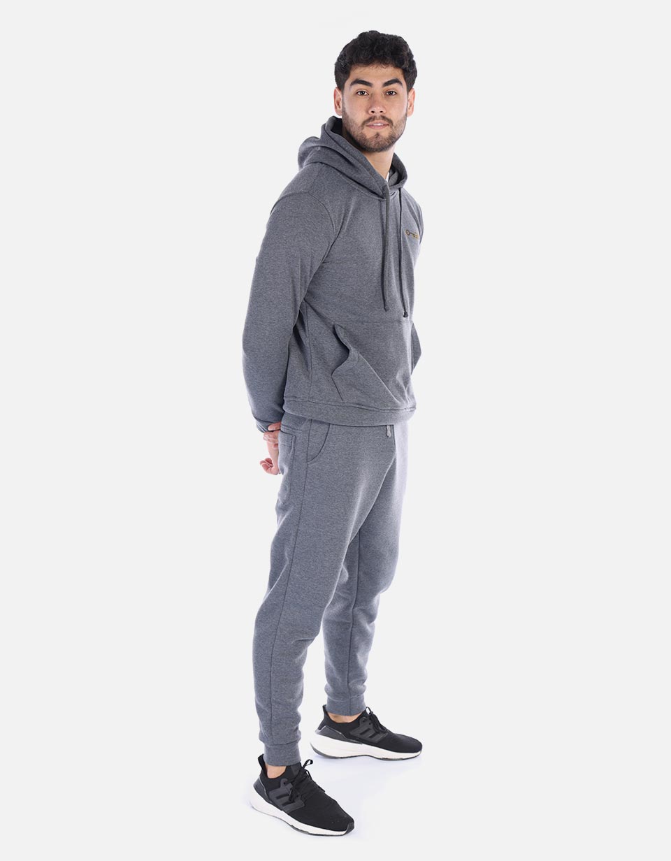 Hoodie con capota unicolor para Hombre