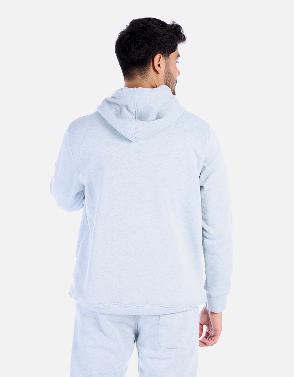 Hoodie con capota unicolor para Hombre