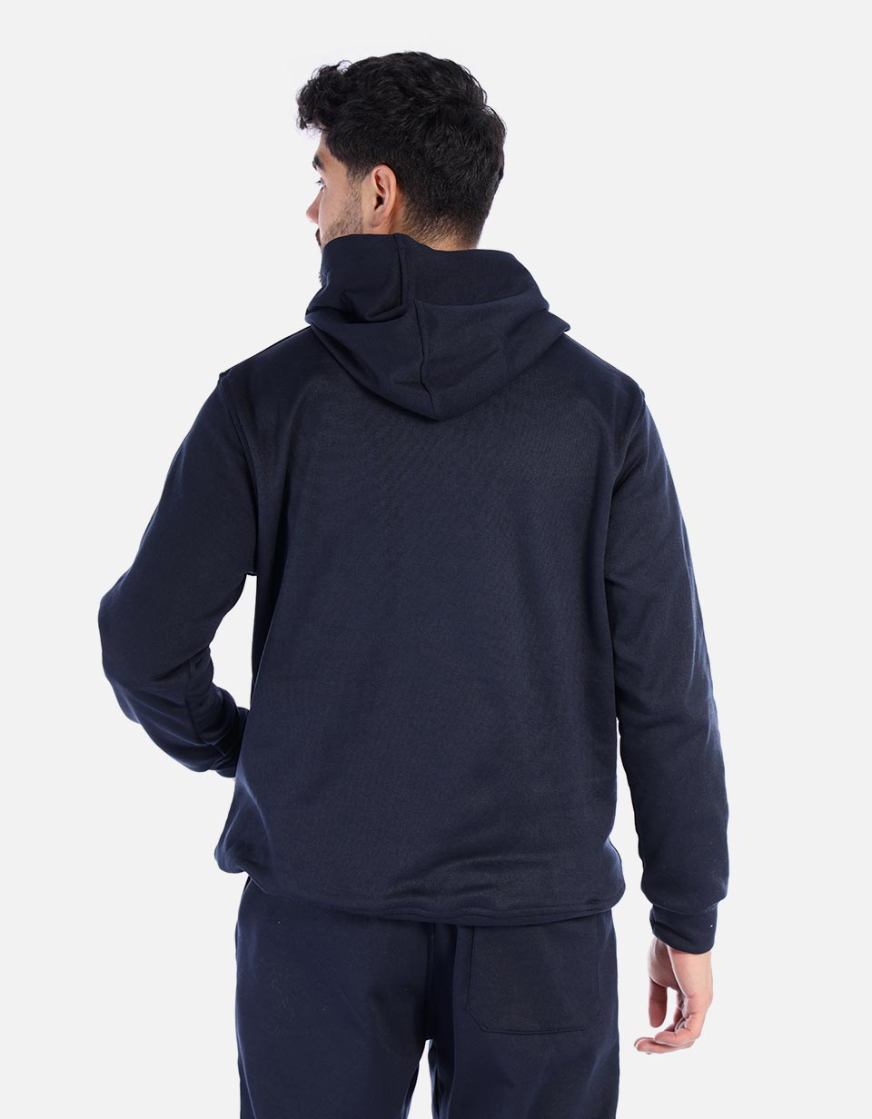 Hoodie con capota unicolor para Hombre