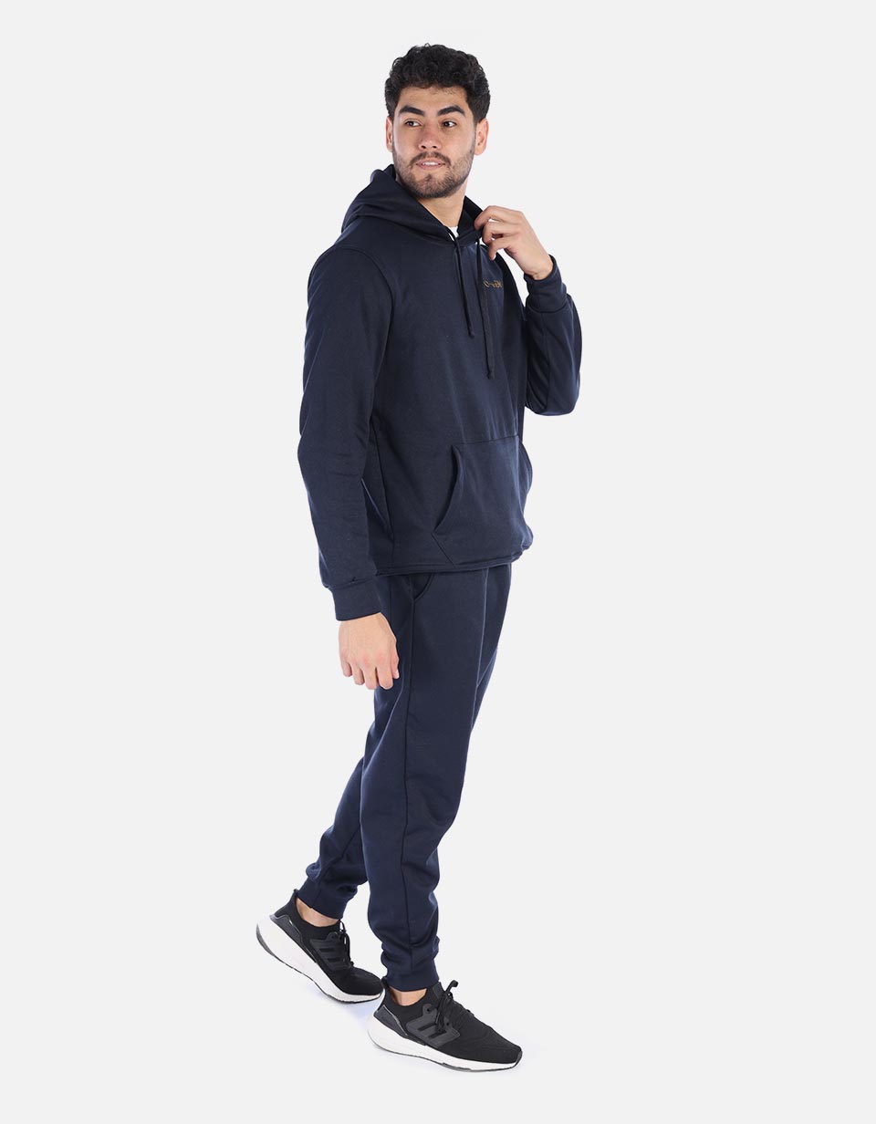 Hoodie con capota unicolor para Hombre