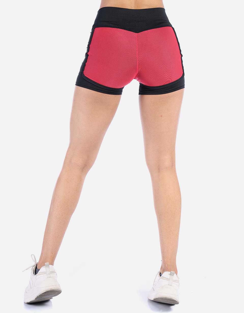 Short deportivo con pretina alta