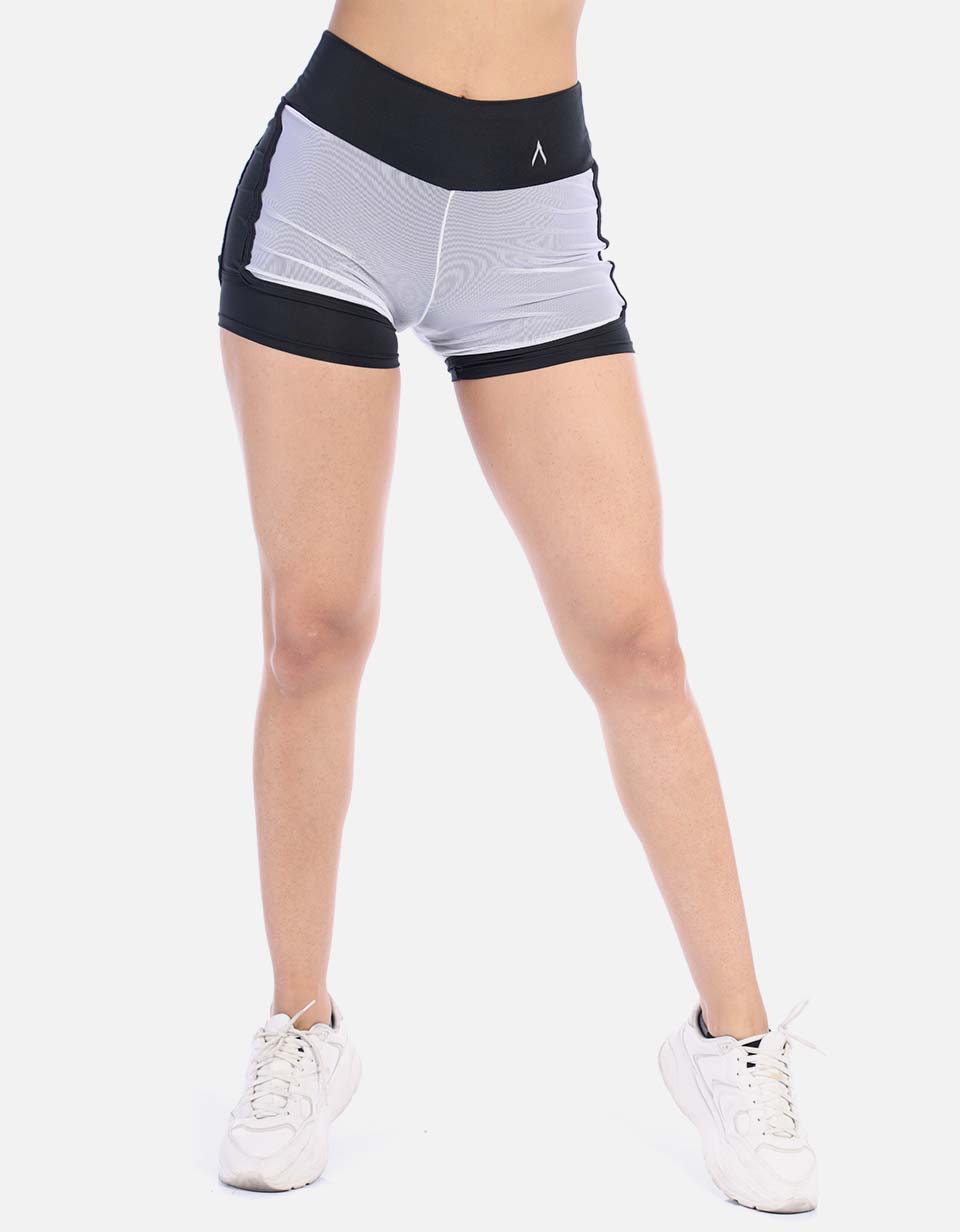 Short deportivo con pretina alta