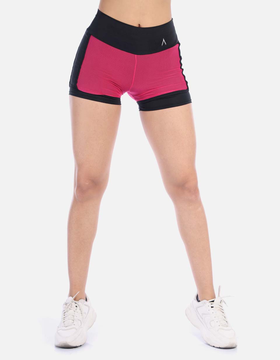 Short deportivo con pretina alta