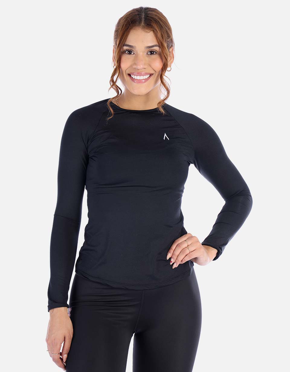 Camiseta manga larga deportiva para Mujer