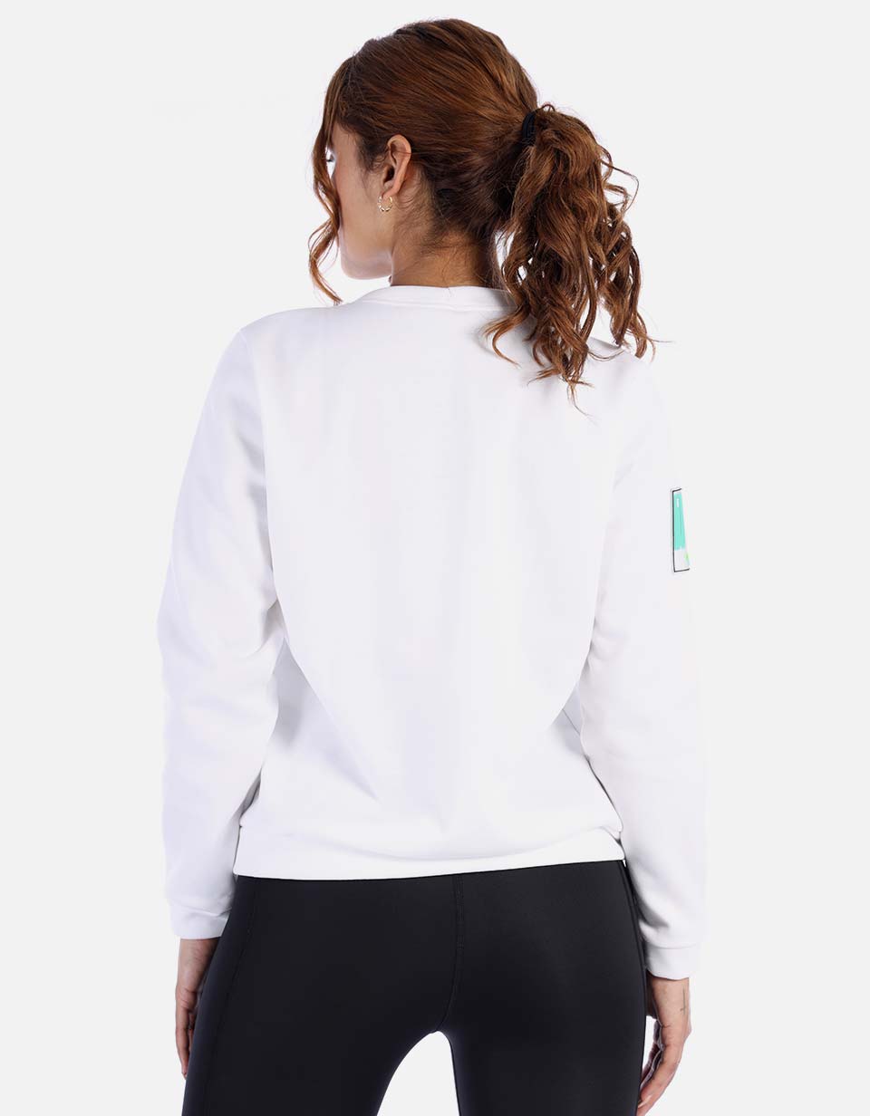 buzo deportivo unicolor para mujer