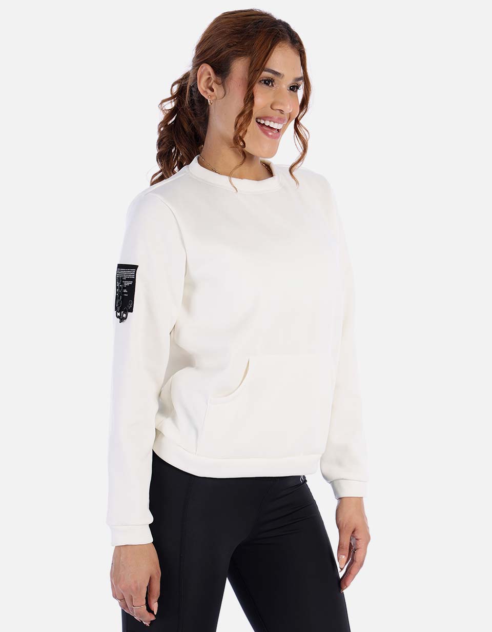 buzo deportivo unicolor para mujer