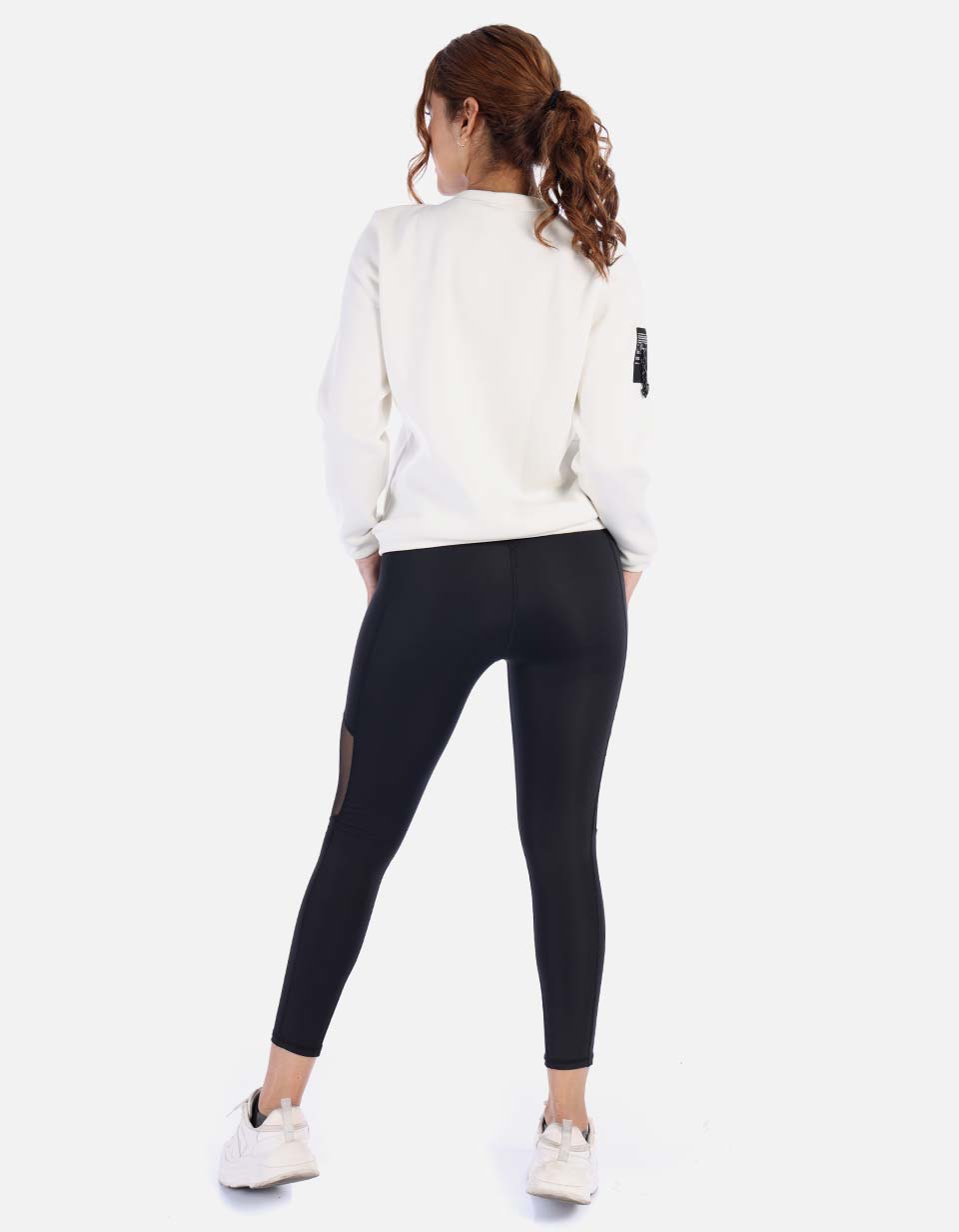 buzo deportivo unicolor para mujer