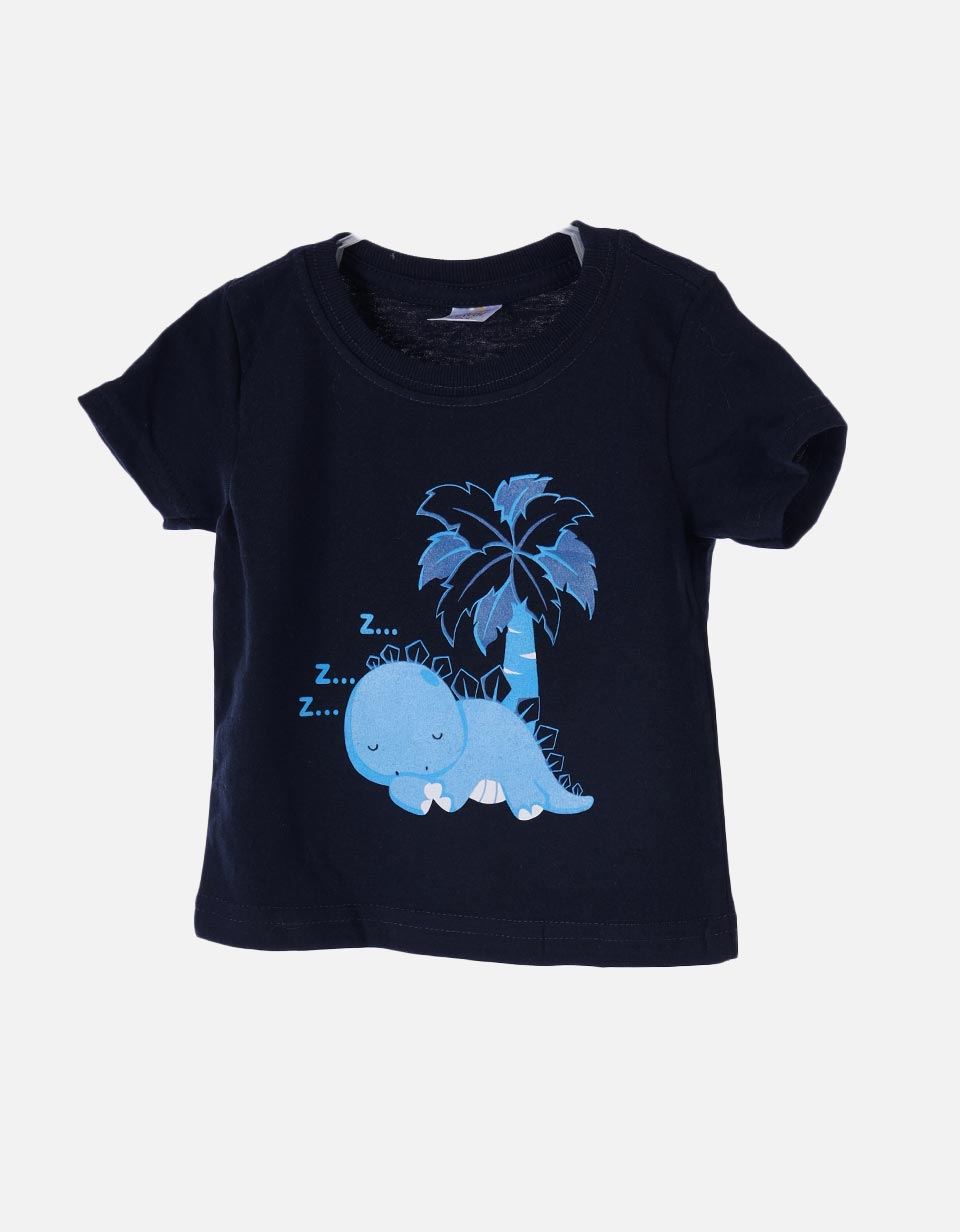 Conjunto bebé camiseta + bermuda dinosaurio