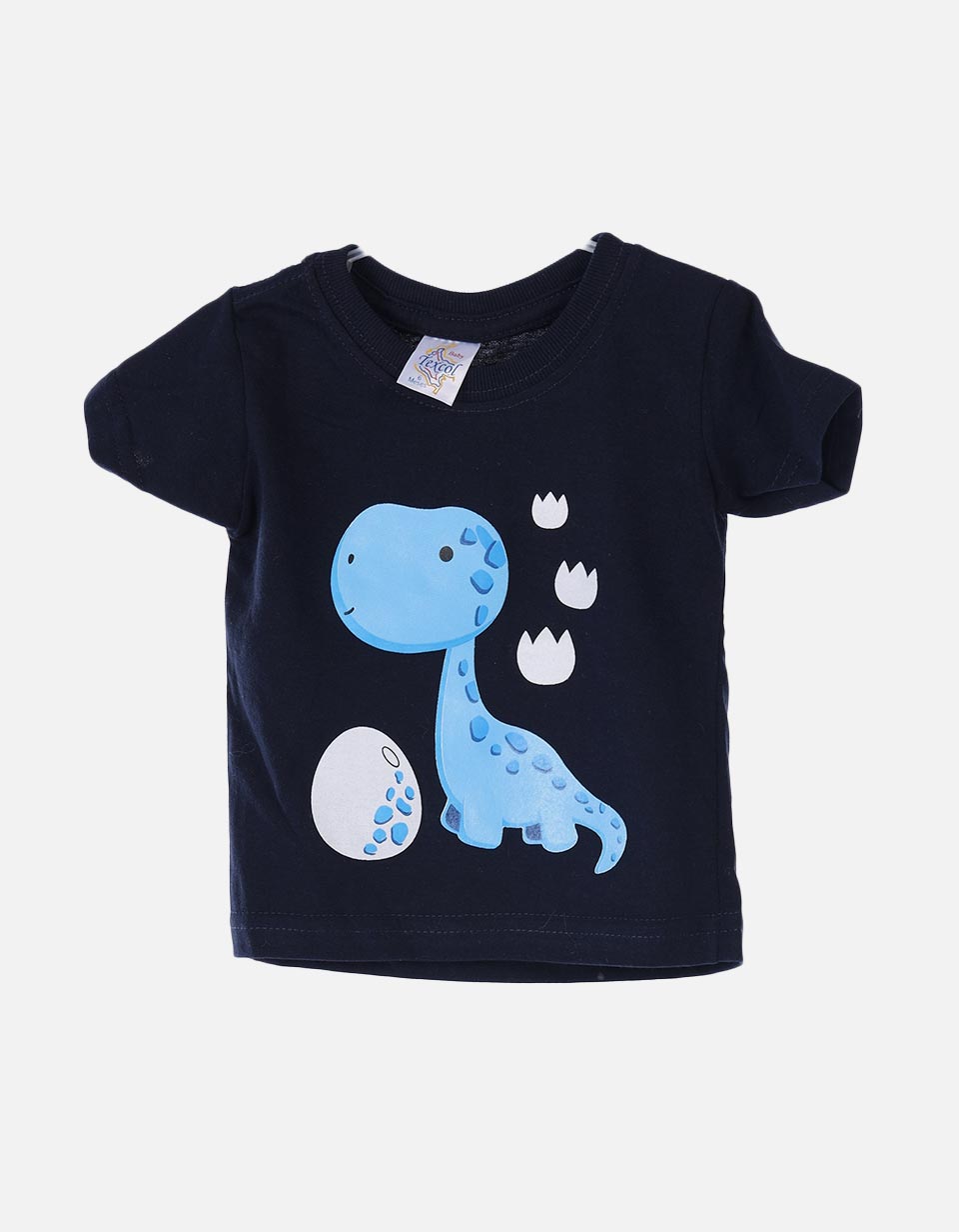 Conjunto bebé camiseta + bermuda dinosaurio