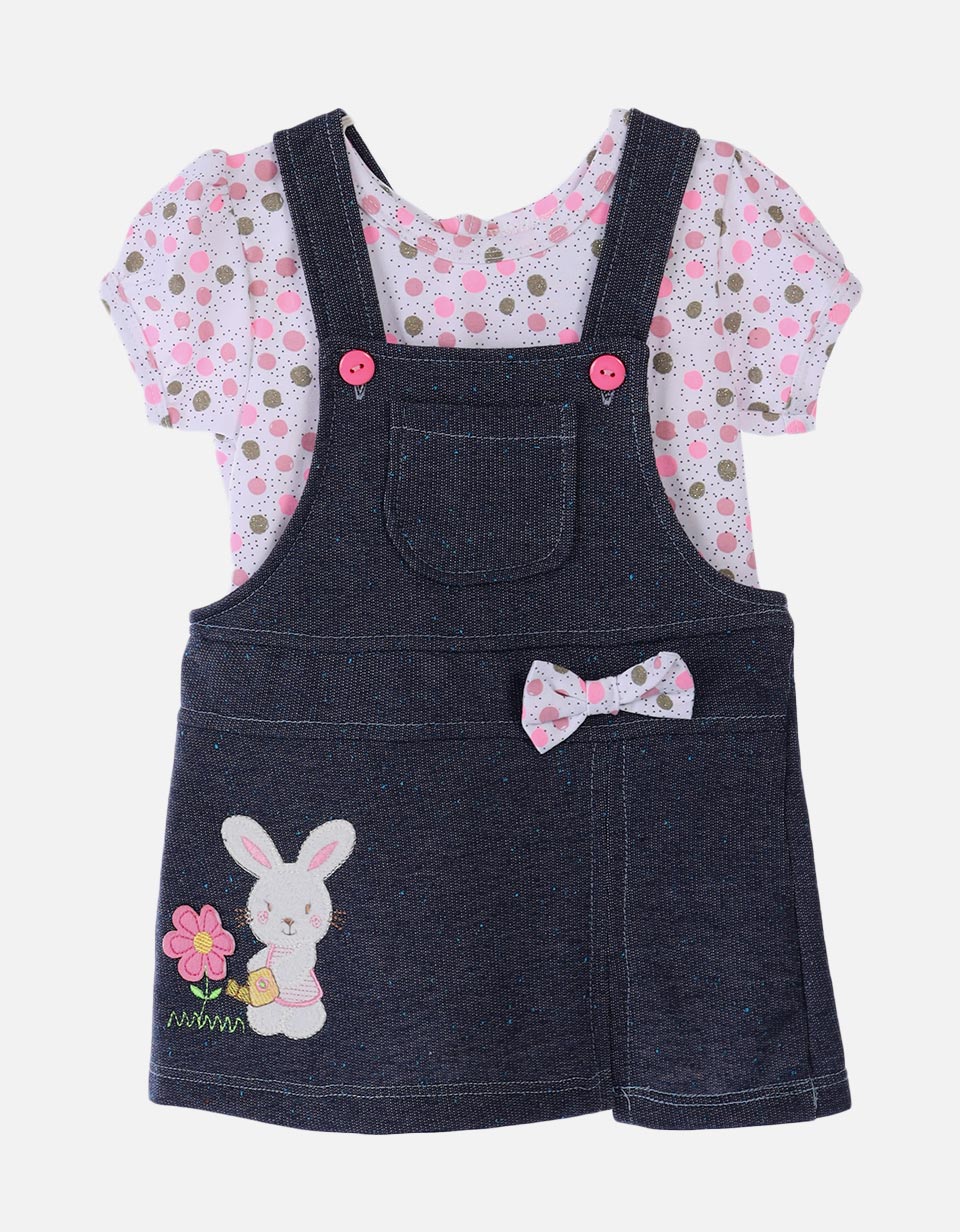 Set bebé para niña vestido + blusa