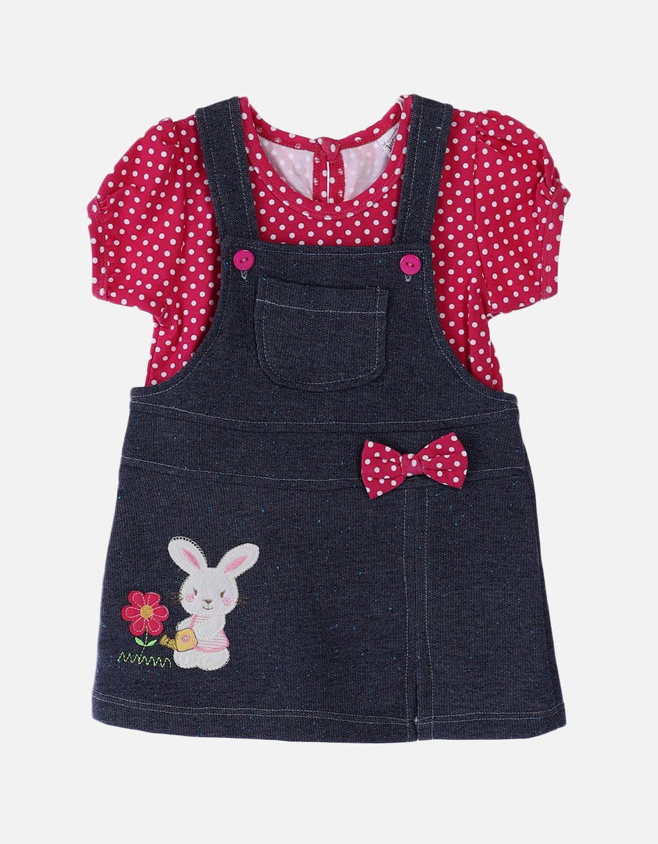 Set bebé para niña vestido + blusa