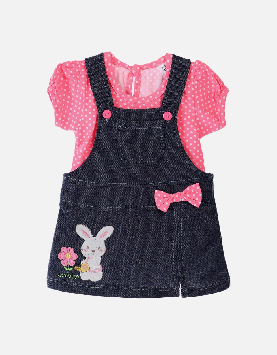 Set bebé para niña vestido + blusa